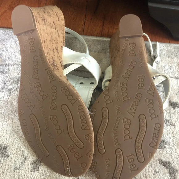 Dr Scholls White Wedges - Picture 7 of 8